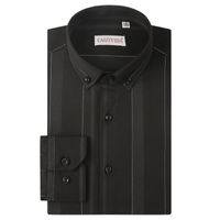 Wholesale Men s Bold Fashionable Striped Dress Shirts Premium Comfortable Long Sleeve Standard fit Casual Button Down Shirt