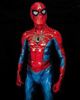 Wholesale Halloween All New Different Spider Hero Mark IV Cosplay Costume Boys Men Bodysuit Zentai Full Body Suit Adult Kids Q0910