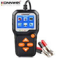 Wholesale Code Readers Scan Tools KONNWEI KW650 Car Motorcycle BatteryTester V V Battery System Analyzer CCA Charging Cranking Test For The