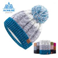 Wholesale Adult Kid Children Thick Cap Winter Fleece Lined Knitted Hat Cuffed Beanie Skull Circle Loop Scarf For Skiing Cycling Caps Masks