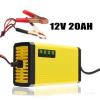 Wholesale Car EU Battery Charger V AH AH Motorcycle Smart Automatic Maintainer Short circuit protection battery display charger