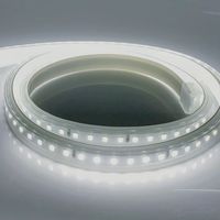 Wholesale LED Strip Lights SMD M K K V R mm Warm light W Non waterproof For Indoor Outdoor Lighting Soft PVC