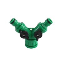 Wholesale Watering Equipments Irrigation Y Connectors Way Tap quot To quot Garden Valve Hose Pipe Splitter Quick Aonnector Adapter pc