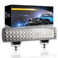 Wholesale 12Inch Work Light LED Triple Row Combo Beam LED Lights Bar for Car Tractor Boat Off Road WD x4 Truck SUV ATV Driving