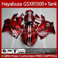 Wholesale Bodywork For SUZUKI Hayabusa GSXR CC GSX R1300 GSXR No CC GSXR1300 GSX R1300 Fairing Metallic red