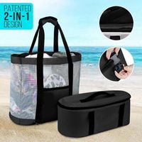 Wholesale Diaper Bags Portable Outdoor Picnic Camping Beach Mesh Tote Bag With Detachable Cooler Packing Organizer Travel Storage1