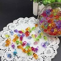 Wholesale 50Pcs Cute Mini Pacifiers Clear Acrylic Baby Shower Party Favor Girl Boy Game Decor Birthday Gift Pacifiers