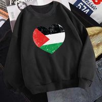 Wholesale Men s Hoodies Sweatshirts State Of Palestine Flag Print Sweatshirt Mens Fashion Harajuku Autumn Cotton Soft Pullover Streetwear Hip Hop Me