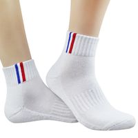Wholesale Coarse cotton socks for men women sports socks low cut basketball badminton tennis golf running sports black and white colors