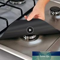 Wholesale 4PCS Stove Protector Cover Liner Gas Stove Protector Gas Stove Stovetop Burner Protector Kitchen Accessories Mat Cooker Cover
