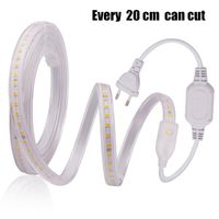 Wholesale Strips V LED Strip IP67 Outdoor Lighting cm Cuttable Flexible Light Lamp Leds m With EU UK Plug