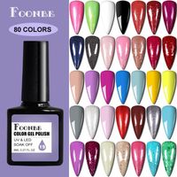 Wholesale Nail Gel FOONBE ml Varnish DIY Colors Polish Art Manicure Lacquer Green Blue White Red Black Matte Mirror Effect