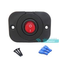 Wholesale Car Car Truck Rocker Toggle LED Switch Red Light On off A Round Rocker Switch Car Dash Dashboard BoatTruck RV Boat ATV Home