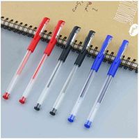 Wholesale 0 bullet European standard test signature three color neutral carbon water pen office stationery