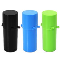 Wholesale 2 in Grinder Removable Plastic Grinders Sealed Jar Bottle Style bag mm mm Smoking Crusher Herbal Herb Spice Grinding Storage Container Case Multi function