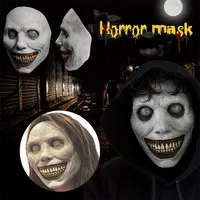 Wholesale Scary Smile Demon Mask Creepy Halloween Mask Holiday Party Costume Horror Evil Masquerade Latex Adjustable