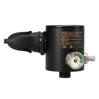 Wholesale Professional L Oxygen Cylinder Head Scuba Respirator Part Diving Regulator Breather With Gauge Equipment Snorkel Tool Accessories