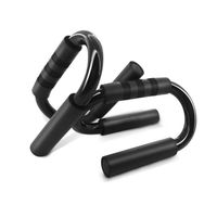 Wholesale Push Ups Stands Black Color Good Quality Durable Price Order Directly Foam Handle S Shape Push Up Stand bar