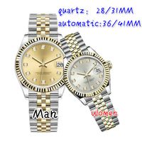 Wholesale High quality montre de luxe Mens Automatic Watches Full Stainless steel Luminous Women Watch Couples Style Classic Wristwatches gift