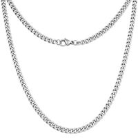 Wholesale Hip Hop mm Thin Cuban Curb Link Mens Miami Stainless Steel Chain Necklace Chains