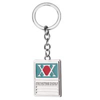 Wholesale HUNTER x HUNTER Keychain GON FREECSS License Logo Metal Keyrings Holder Car Chaveiro Men Jewelry Valentines Day Gift