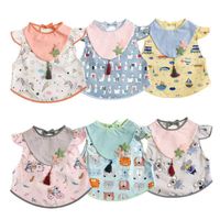 Wholesale Bibs Burp Cloths Born Baby Accessories Multi pattern Bandana Bib Pure Cotton Does Not Hurt Your Face Gown Children s Apron