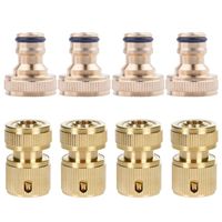 Wholesale Watering Equipments Set Aluminum Quick Connector Garden Hose Fitting Water Connectors Inch External Thread Female And