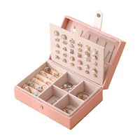 Wholesale Leather Jewelry Display High Quality Fashion Design Ring box Gift Choice Love recomended Factory Sale
