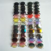 Wholesale Steampunk Sunglasses Men Women Metal Frame Double Bridge Uv400 Protection Retro Sun Glasses Goggle Eyewear