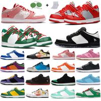 Wholesale New Designer Dunks Running Shoes Mens Womens TR SC Low Top Black White Green Kentucky Chunky Elephant University Red Casual Sports Comfortable Sneakers Size