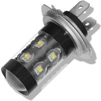 Wholesale Emergency Lights W H7 Fog Light Bulbs Aluminum DC V V Headlight High Power LED