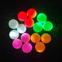 Wholesale Fashion Multi Color Lights Up Flash LED Electronic Golf Practice Balls Night Golfing Ball Small Light Up Flashing Glowinga36