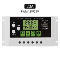 Wholesale Parts LCD Display PWM Solar Charge V V A A A Controller Regulato Auto Battery