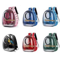Wholesale Cat Beds Furniture Parrot Carrier Backpack Travel Cage Birds Breathable Transparent Space