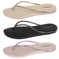 Wholesale women s slippers luxury designer sandals flip flops brand girls slide sandals casual flat feet all match women shoes size High quality