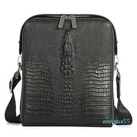 Wholesale Man Vertical Genuine Leather Crocodile bag Men Messenger briefcase Business Designer Shoulder Bags High Quality Leisure Handbags