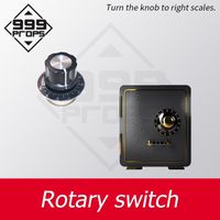 Wholesale Alarm Systems Rotary Switch Dial Prop Escape Room Props Adjust The Knob To Right Scale Open Lock Safe Box PROPS