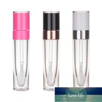 Wholesale 5 Pieces ml Lip Gloss Tube Empty Plastic Lip Balm Bottle With Clear Body Small Lipstick Samples Vials Cosmetics Container