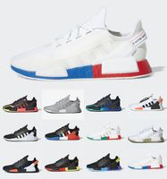 Wholesale 2022 White Speckled nmd r1 v2 mens running shoes Dazzle camo Japanese aqua tones mexico city gold metallic core black oreo men women runner trainers sports sneakers