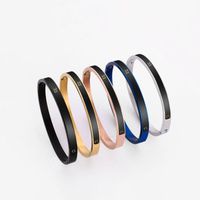 Wholesale Bangle Smart Sensor Body Temperature Ring Stainless Steel Bracelet Fashion Display Real time Test Party Gifts