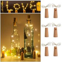 Wholesale Strips LR44 Battery Powered Cork Wine Bottle Light LEDs DIY LED String Bar Lights Party Stopper