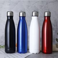 Wholesale 17oz Coke Bottle Color Paint Water Glass Staninless Steel Large Capacity Eco Friendly For Out Door Travel Bottles
