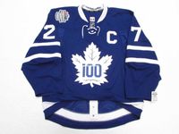 Wholesale Cheap custom SITTLER TORONTO MAPLE LEAFS CENTENNIAL CLASSIC ALUMNI JERSEY stitch add any number any name Mens Hockey Jersey XS XL