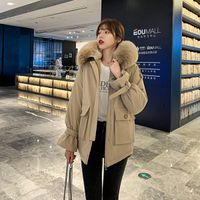 Wholesale Women s down jacket and velvet Korean version of the loose coat winter style