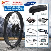 Wholesale Electric Bicycle V W Fat Bike Rear Hub Motor EBike Conversion Kit E Tire quot quot