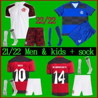 Wholesale Men kids kit CR flamengo Soccer Jerseys away home Flemish ARRASCAETA B HENRIQUE GABRIEL B DIEGO football shirts