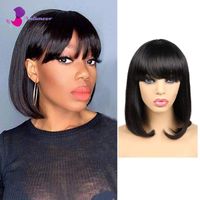 Wholesale Lace Wigs Short Bob For Black Women Futura Hair x4inch Gluesless inch Heat Resistant Human Front