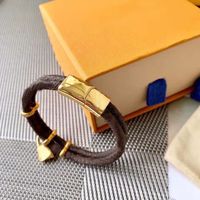 Wholesale brand luxury jewelry female designer leather bracelet high end elegant fashion gift with logo and box