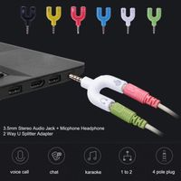 Wholesale 3 mm Audio Connector Jack Extension Earphone Headphone Audio Splitter Male to Female Cable Adapter Converter Accessories
