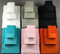 Wholesale 6 Colors Unisex Cotton Bath Towels Luxurious Jacquard Men Women Towel Set Christmas Day Gift for Couple Travel et Free Ship